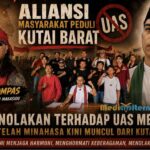 Konferensi Pers Aliansi Masyarakat Peduli Kutai Barat (Kubar), insert foto Panglima Besar Andy Rompas. (foto : ist)