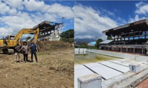 Kolam Renang Ranowangun Mulai Dibenahi (foto dok.dispora sulut)