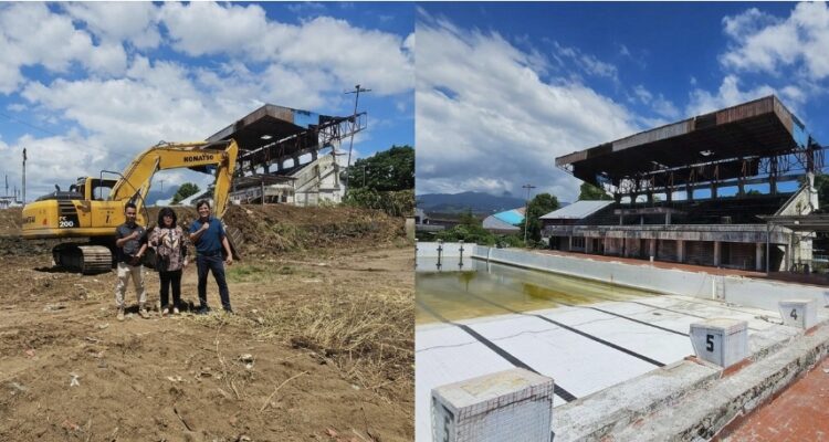 Kolam Renang Ranowangun Mulai Dibenahi (foto dok.dispora sulut)