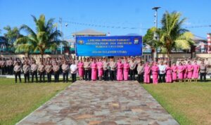 Foto bersama di momen upacara Korps Raport Kenaikan Pangkat
