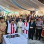 Gubernur YSK meresmikan Aula Sion GMIBM Pinogaluman dalam rangkaian membuka sidang sinode GMIBM. (dok.rm)