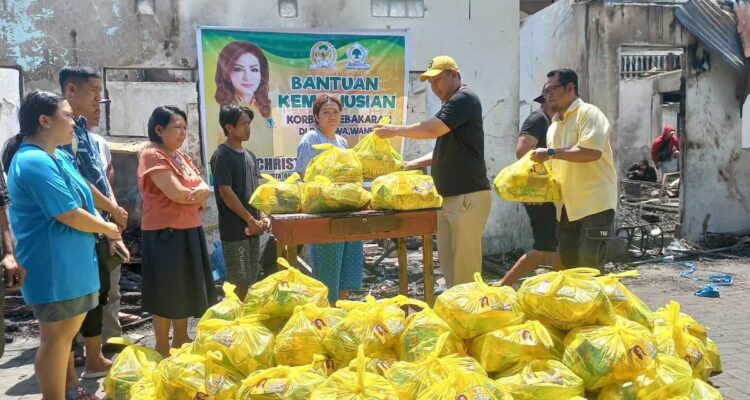 Bantuan kemanusiaan CEP untuk korban kebakaran di Wanea Kota Manado, (dok.ist)