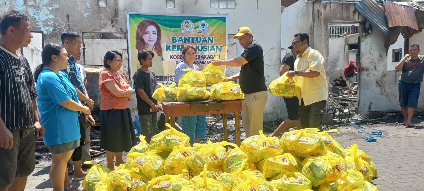 Bantuan kemanusiaan CEP untuk korban kebakaran di Wanea Kota Manado, (dok.ist)
