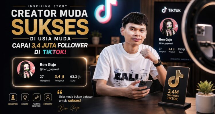 Beni Gaharja pemilik akun TikTok @ben_gajereal (dok.pribadi)