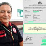 Pelapor Eka Dicky Steven Mantik (kiri) LP di Polda Sulut (kanan). (dok/grafis:mediaalternatif)