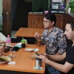 Ketua Garda Nusantara Sulut, Miracle Sengkey bersama Wakil Ketua dan Sekretaris Bung Ali