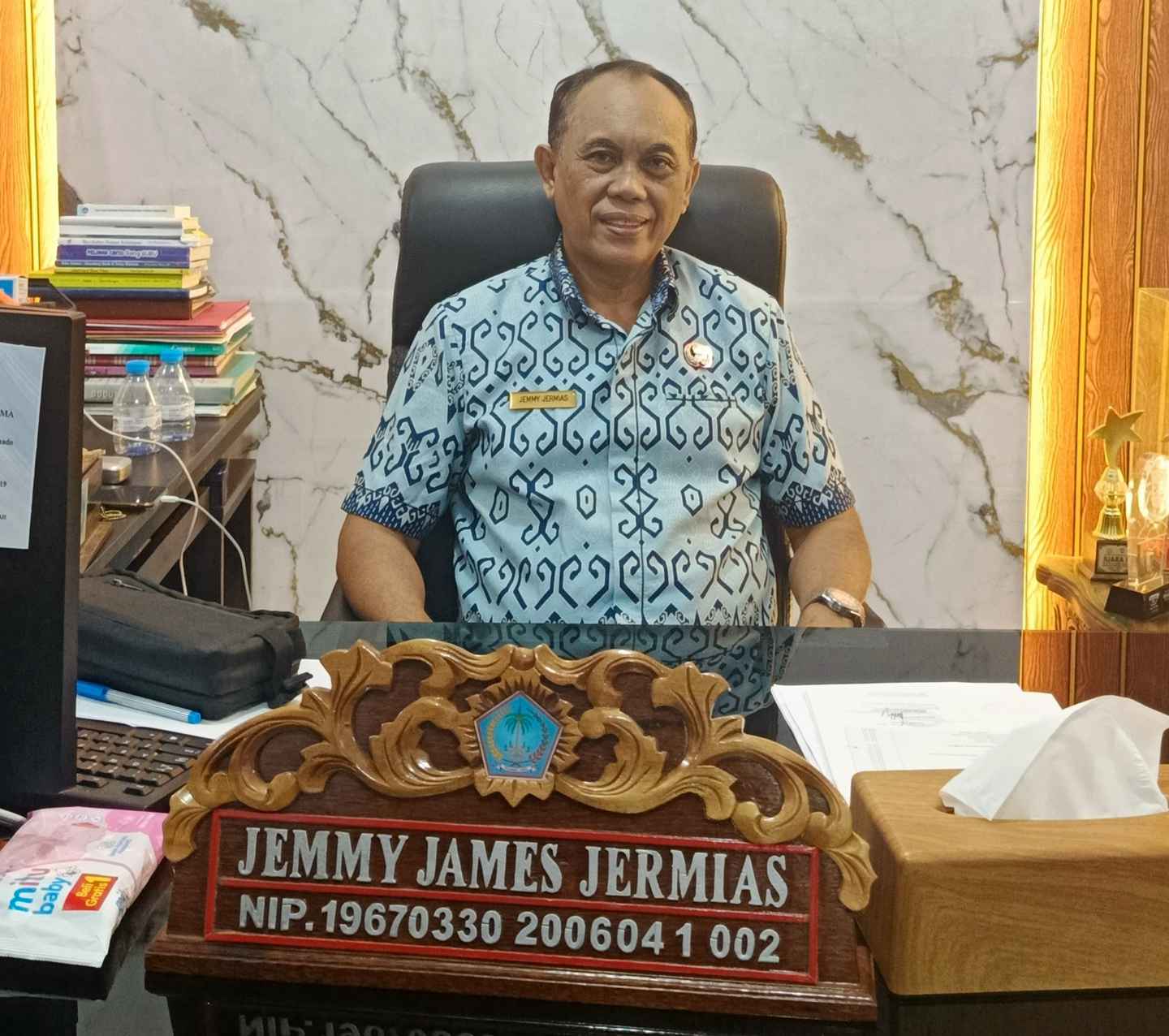 Kepala Sekolah SMA N 1 Manado Jemmy James Jeremias (dok.alternatif)