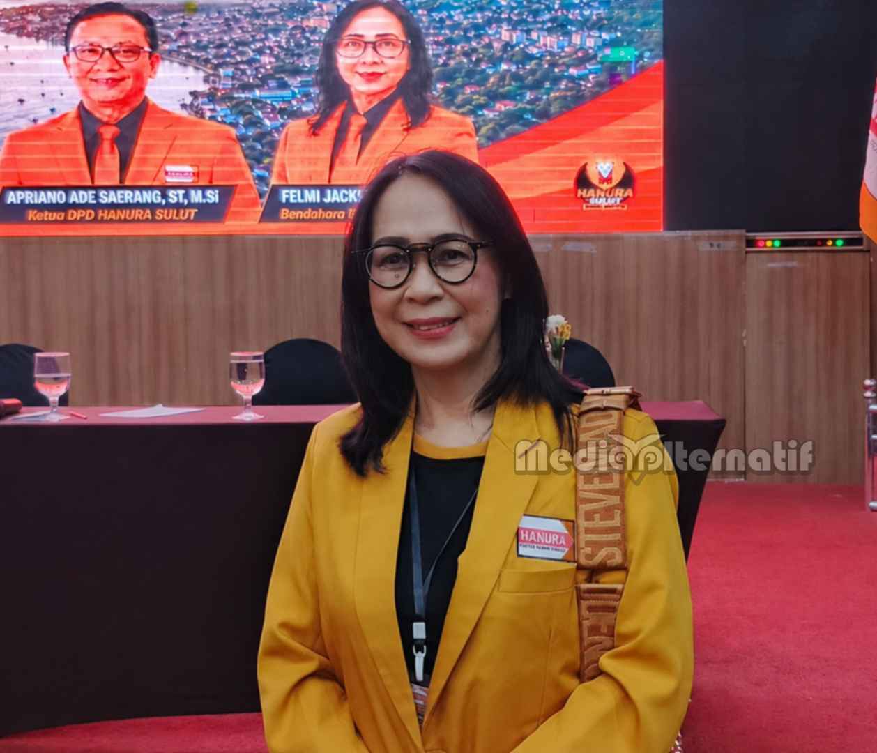 Bendahara DPD Hanura Sulut, Felmy Jackline Pelleng SH, (dok.alternatif)