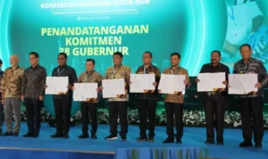 Screenshot_2026-07-10-17-20-49-23_e2d5b3f32b79de1d45acd1fad96fbb0f Gubernur YSK saat menghadiri agenda nasional percepatan eliminasi kusta yang diselenggarakan Kementerian Kesehatan RI di Hotel Gran Sahid, Jakarta, Jumat (10/7/2026).