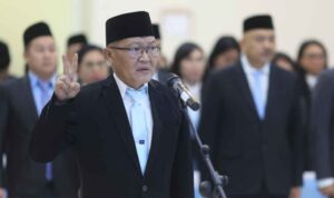 Screenshot_20260708-135255 Hendrik Tendean saat dilantik dan diambil sumpah jabatannya oleh Gubernur Sulawesi Utara, Mayjen TNI (Purn) Yulius Selvanus, di Wisma Negara Bumi Beringin, Manado, Selasa (7/7/2026) malam.