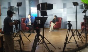 Screenshot_20260714-202058 Ketua Garda Nusantara Sulut, Miracle Megumi Sengkey saat tampil di diskusi Sapa Manado Kompas TV. (dok.ist)