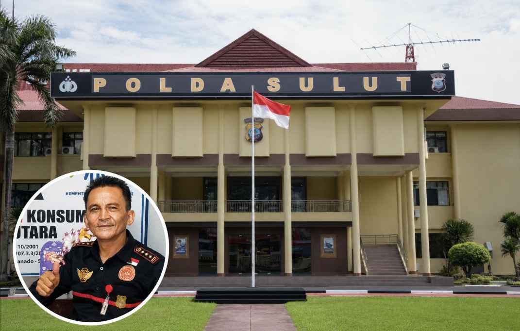 Gedung Polda Sulut, insert Advokat Eka Diky Mantik, S.PAK., LL.B., LL.M