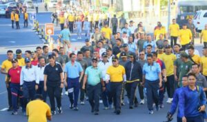 Screenshot_20260718-015449 Olahraga dan jalan sehat bersama jajaran TNI, Polri, dan Forkopimda Sulawesi Utara. (dok.humas polda sulut)