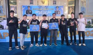 Tim E-Sport Mobile Legends: Bang Bang (MLBB) Polres Kotamobagu. (dok.humas polda)