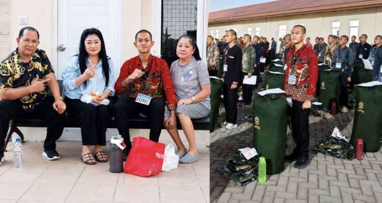 Reigen Efrata Massie bersama keluarga
