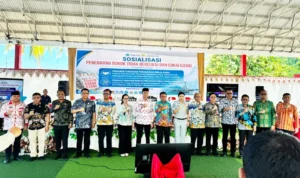 Optimalkan Pajak Daerah, Pemprov dan Pemkab/Pemkot se-Sulut Teken Perjanjian Kerja Sama Sinergi di Bolsel. (dok.istimewa)