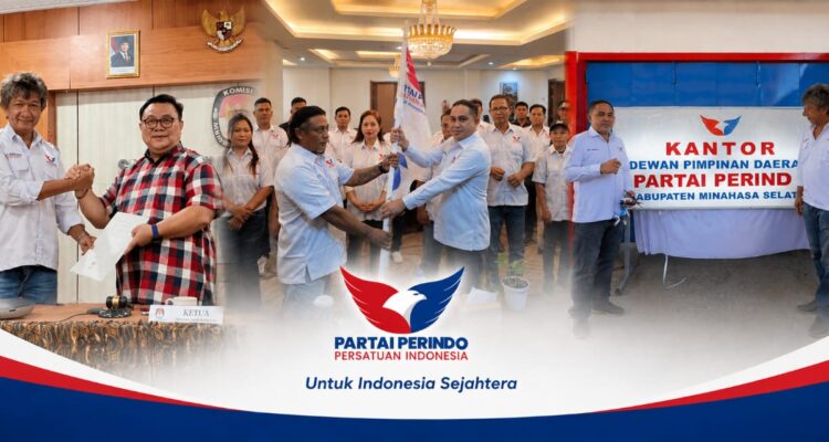 Konsolidasi Perindo di Minsel, Jumat (14/8/2026). (grafis : mediaalternatif) ‎