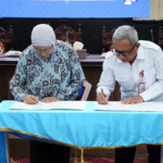 KPK dan DKIPS Sulut menandatangani Komitmen Bersama untuk memperkuat kampanye antikorupsi.