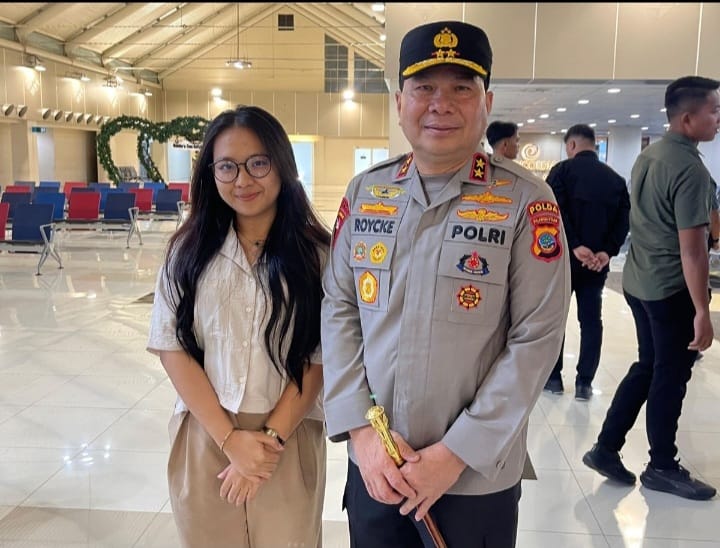 Ketua Garda Nusantara Miracle Sengkey bersama Kapolda Sulut Irjen Pol Roycke H Langie.
