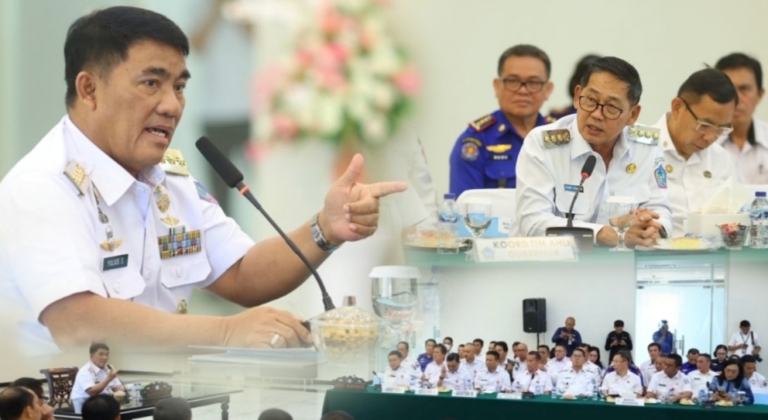 Rakor Penanganan Karhutla se-Sulawesi Utara, di Wisma Negara, Bumi Beringin, Rabu (26/8/2026).