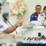 Rakor Penanganan Karhutla se-Sulawesi Utara, di Wisma Negara, Bumi Beringin, Rabu (26/8/2026).