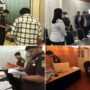 Kejari Minsel saat menggeledah kantor KPU Minsel, Senin (3/8/2026). (dok.kejariminsel)