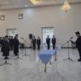 Pelantikan dan pengambilan sumpah jabatan berlangsung di Wisma Negara Bumi Beringin, Manado, Rabu (5/8/2026).