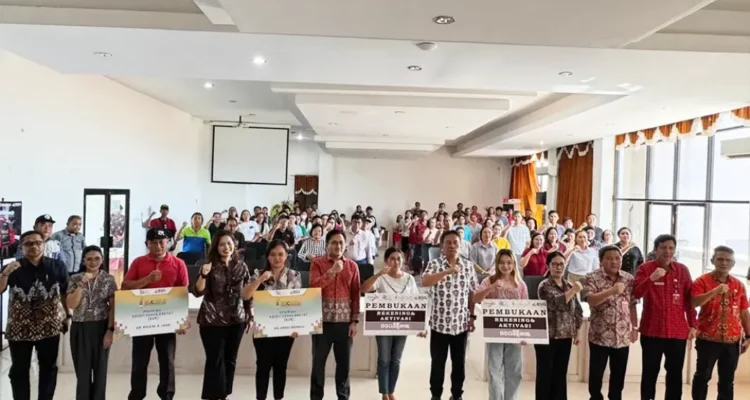 Kegiatan Gerakan Nasional Cerdas Keuangan (GENCARKAN) Tahun 2026 di Kabupaten Minahasa Selatan, Kamis (30/7/2026). 