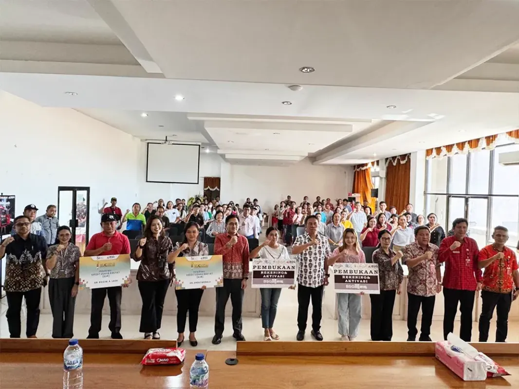 Kegiatan Gerakan Nasional Cerdas Keuangan (GENCARKAN) Tahun 2026 di Kabupaten Minahasa Selatan, Kamis (30/7/2026). 