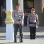 Kapolda Sulut, Irjen Pol Roycke Harry Langie saat memimpin Apel di Lapangan Presisi Polda Sulut, Senin (1/9/2026)