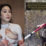 Artis Sherina Munaf saat ikut langsung membantu memadamkan karhutla di Kalimantan Tengah. (dok.sherinamunaf)
