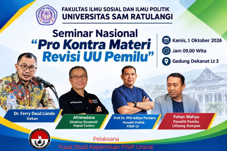 Seminar Nasional Pro Kontra Materi Revisi UU Pemilu.