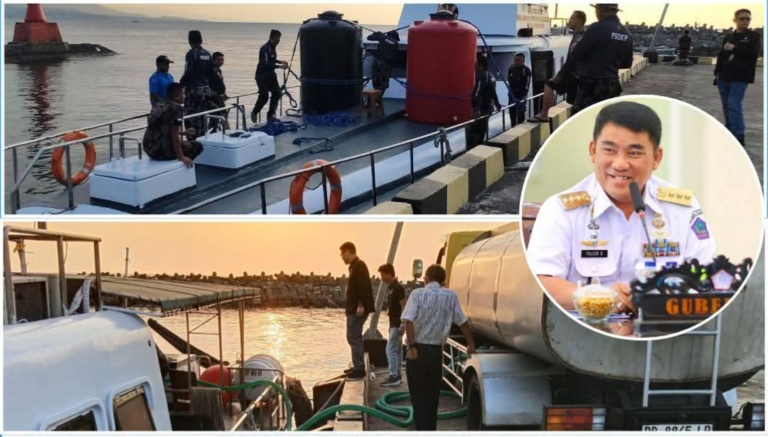 Pemprov Sulut Kirim 18.200 Liter Air Bersih ke Manado Tua. (dok.istimewa)