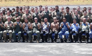 Wagub Victor Mailangkay saat menghadiri penutupan Latihan Gabungan (Latgab) Cope West 2026.