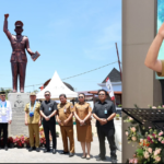 Wagub Victor resmikan Monumen Patung Pahlawan Nasional Kapten Anumerta Pierre Tendean di Desa Sendangan, Kecamatan Remboken, Kabupaten Minahasa. (Istimewa)