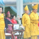 Upacara peringatan HUT ke-62 Sulut di Lapangan Kantor Gubernur Sulut, Manado, Rabu (23/9/2026).(Istimewa)