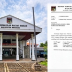 Kantor DPRD Minahasa, insert Undangan Paripurna