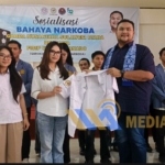 Pengukuhan Duta Anti Narkoba Fisip Unsrat oleh Ketua Dewan Pembina Garda Nusantara Standius Bara Prima