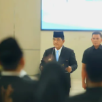 YSK saat melantik pejabat fungsional di lingkungan Pemprov Sulut, yang digelar di Aula Mapalus Kantor Gubernur Sulut, Senin (7/9/2026).