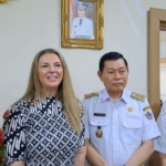 Wakil Gubernur Sulawesi Utara J. Victor Mailangkay dengan Konjen Australia, Sanchi Davis, Rabu (14/10/2026).