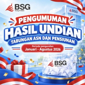 Pengumuman hasil undian dari BSG