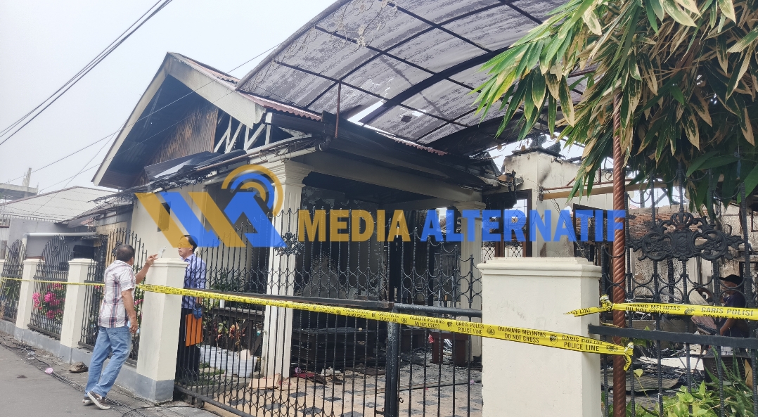 Rumah Keluarga Sondakh Gumalag salah satu korban kebakaran, (dok.mediaalternatif)