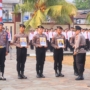 Prosesi PTDH secara simbolis dalam upacara yang dipimpin langsung Kapolda Sulut Irjen Pol Yudo Hermanto di halaman Mapolda Sulut, Rabu (14/10/2026).